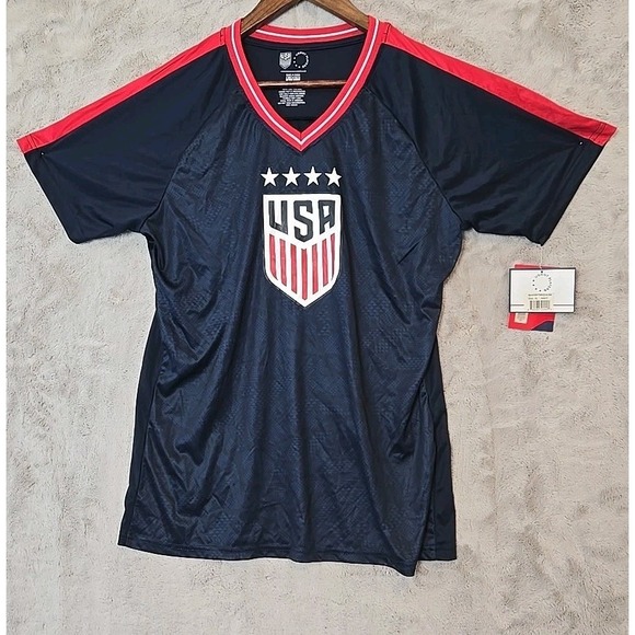 Usa Olympics Tops - USA Soccer Women's World Cup Sophia Smith #11 USWNT Game Day Jersey Size XL New